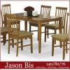 6 szemlyes ngyzetes MDF fa asztallapos modern tkezasztal A kpen lthat szk szkek Jason Bis nem tartozkai az tkez trgyal asztalnak de termszetesen rendelhet