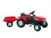 A Traktor utnfutval piros lersa Traktor utnfutval piros sznben A traktor lbbal hajthat lncos hajtssal hossza 130 cm A Traktor utnfutval piros 3 5 ves kortl fiknak ajnlott