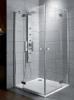 Almatea KDD szgletes zuhanykabin 80x80x195cm 2 ajts Keret nlkli kivitel tltsz veg Easy Clean tapadsgtl bevonattal