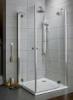 Torrenta KDD szgletes zuhanykabin 90x90x1850 Biztonsgi veges 2 ajtszrny keret nlkli kivital krm profil