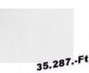 FOREST Tpus WHITE E09 109 Mret 4100x900x28mm asztallap