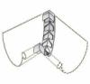 AIN125 Rvidtett bels sarok idom barna s szrke sznben 120mm