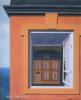 Vszon kp Magritte Absztrakt Hz plet Ablak