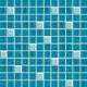 Sensual Blue mozaik murano 30x30