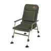 Az Anaconda Cusky Carp Chair egy extra teherbrssal 160kg rendelkez horgszfotel Vastagon prnzott lfelete s dnthet httmlja szinte otthoni fotel