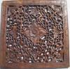Hand carved Teak Wood Panel from Myanmar Intricately hand carved with floral details