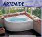 Artemide 150x100 aszimmetrikus akril kd kdlb