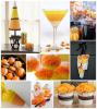 Halloween Party Ideas the layered candy corn tissue paper balls are so cute by wacknoodle