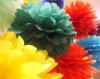 Mix of 15 Tissue Paper Pom Pom Balls Perfect for weddings parties other occasions