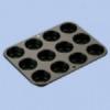 Muffin stforma 12 db os teflon bevonat tapadsmentes