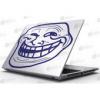 Laptop Matrica Trollface