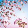 Dekoratv httr sakura japn cseresznye fa Rajong