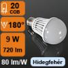 LED lmpa E27 COB 3016x20 9Watt 180 hideg fehr