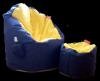 Fotel s Puff Italtartval