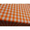 320 cm X 140 cm textil narancssrga kocks asztaltert