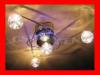 Baha Mennyezeti Lmpa LED Ignyesen kidolgozott fnyes krm mennyezeti lmpa Dsztsre a kzpen tallhat LED veg elem szolgl A villanykapcsol vagy