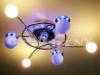 Congar Mennyezeti Lmpa LED Knny jl lekerektett modell Ez a modern mennyezeti lmpa nagyon sikeres a hajltott krmozott elemek s a fehr veg lmpa