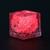 Flashing piros LED Cool Glow Ice Cubes