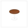 Asztallap melaminlt calvados sz dekor fellet ABS lzrs asztallb nlkl D80 2 5 cm