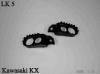 LBTART 1 pr Cross Kawasaki KX 125 250 300 400 450 Modell LK5 fekete