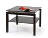 Betty dohnyz asztal fekete veglapos 65x65x50