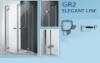 GR2 Elegant Line 90x90 ves zuhanykabin ktszrnyas ajtval Termkadatok Fnyes krm profil s zsanr Fix vegrsz