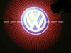 High Power Car Shadow Ghost Light LED Car Logo With Names Emblems Welcoming Light With Laser Light CREE LED For Volkswagen or VW