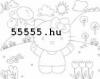 Hello Kitty online coloring page online jtk