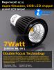 LED lmpa GU10 COB LED 7Watt 60 30 meleg fehr DFT