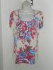 KIM CO QVC NEW WITH TAG PIXEL BOUQUET PUFF SLEEVE TOP SIZE MEDIUM