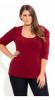 Colored Basic Puff Sleeve Top