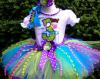 Fancy Monsters Inc BOO Birthday Tutu Set Tutu Shirt Bow Customize the Character Theme Puff Sleeve Top Option Free Embroidered Name