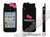 Hello Kitty iPhone 4 4G 4S vd tok fekete2990