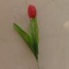 Vzcseppes szlas tulipn piros mvirg selyemvirg mrete 50 cm a virgfej 5 cm anyaga