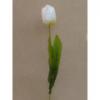Vzcseppes szlas tulipn fehr alja srga mvirg selyemvirg mrete 50 cm a virgfej 5