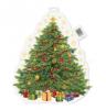 Starry Christmas Tree Karcsonyfa Fnyes Karton Dekorci 42 cm