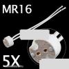 5 X MR16 halogn lmpa MR11 LED izz foglalat