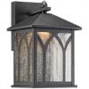 LED Energy Efficient Black 11 1 2 High Outdoor Wall Light