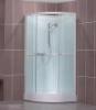 4 oldalrl zrt komplex kivitel ves zuhanykabin 4 mm edzett biztonsgi veg Htfalak satinato fehr sznben Els