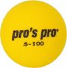 A Pro s Pro S 100 tmr szivacs teniszlabdt els sorban gyerekek edzshez jtkhoz ajnljuk mert knnyebb s nagyobb a hagyomnyos teniszlabdnl tmrje 90 mm surusg 100