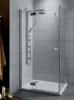 Almatea KDJ szgletes zuhanykabin 90x90x195cm 1 ajts Keret nlkli kivitel tltsz veg Easy Clean tapadsgtl bevonattal