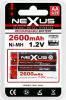 Nexus 18506 Ceruza akkumultor AA HR06 Ni MH 1 2 V 2600 mAh