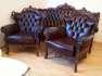 Chesterfield br neobarokk barokk kanap fotel garnitra