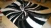 Shaggy selyem 120x170cm fekete sznyeg
