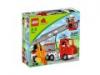 A Lego Duplo Tuzoltaut 5682 lersa Vszhelyzet Vezesd az autt a helysznre ments ki valakit a kosaras ltrval egy magas pletbol utna pedig oltsd el a tzet Minden itt van amire szksged lehet