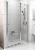 Chrome CSD2 100 fehr Transparent zuhanyajt A hagyomnyos zsanrok helyett alkalmazott a sarkokbaszerelt ajt