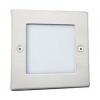 3 Searchlight LED Stainless Steel Recessed Square Lights 9908WH