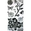 Fekete virgos falmatrica pillangkkal Az v mrete 60 x 32 cm Dekorlhat vele fal ajt