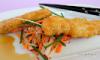 Harcsa tempura friss zldsgekkel hal recept