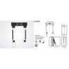 SUNNE Monitor TV fali konzol 17 37 17 37 LED fix univerzlis faltvol